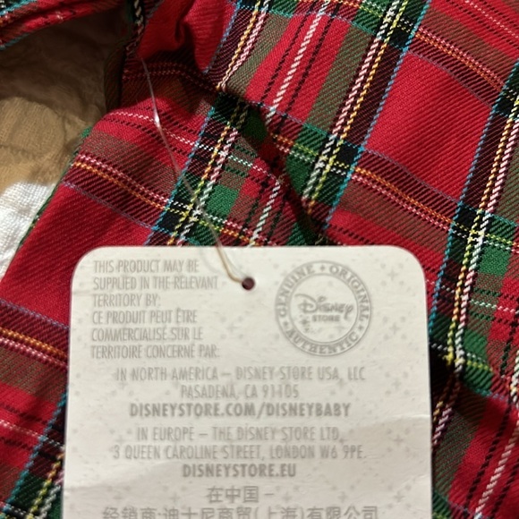 Disney Baby Plaid/ Corduroy overall SET! NWT 3-6 Months - Picture 8 of 9